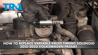 How to Replace Variable Valve Timing Solenoid 2012-2022 Volkswagen Passat 25L L5