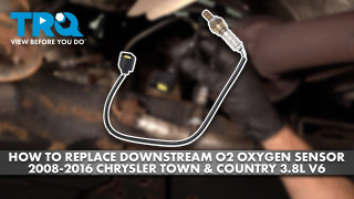 How to Replace Downstream O2 Oxygen Sensor 2008-2016 Chrysler Town  Country 38L V6