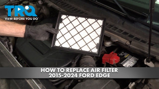 How to Replace Air Filter 2015-2024 Ford Edge