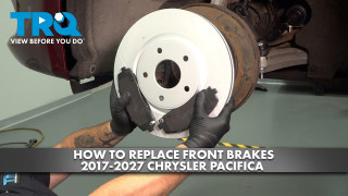 How to Replace Front Brakes 2017-2027 Chrysler Pacifica
