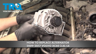 How to Replace Alternator 2009-2017 Volvo XC60 36L L6