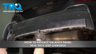 How to Replace Valance Panel 2014-2023 Jeep Cherokee