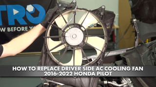 How to Replace Drivers Side AC Condenser Cooling Fan Assembly 2016-2022 Honda Pilot 35L V6