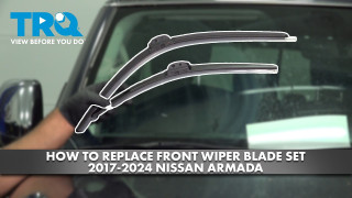 How to Replace Front Wiper Blade Set 2017-2024 Nissan Armada