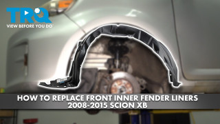 How to Replace Front Inner Fender Liners 2008-2015 Scion xB