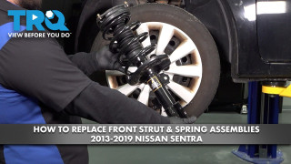 How to Replace Front Strut  Spring Assemblies 2013-2019 Nissan Sentra