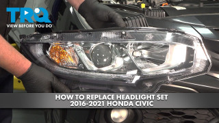 How to Replace Headlight Set 2016-2021 Honda Civic