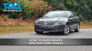 How to Bleed Brakes 2010-2019 Ford Taurus