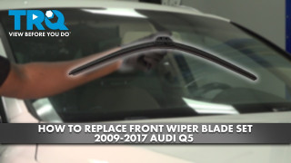 How to Replace Front Wiper Blade Set 2009-2017 Audi Q5