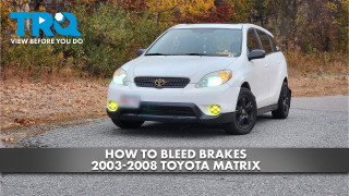 How to Bleed Brakes 2003-2008 Toyota Matrix