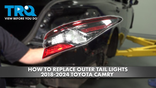 How to Replace Outer Tail Lights 2018-2024 Toyota Camry