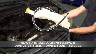 How to Replace Coolant Reservoir 2008-2016 Chrysler Town  Country 38L V6