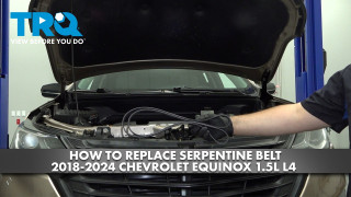 How to Replace Serpentine Belt 2018-2024 Chevrolet Equinox 15L L4