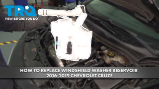 How to Replace Windshield Washer Reservoir 2016-2019 Chevrolet Cruze