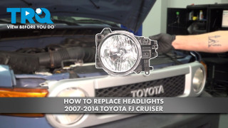 How to Replace Headlights 2007-2014 Toyota FJ Cruiser