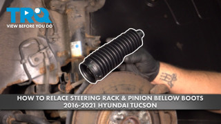 How to Replace Steering Rack  Pinion Bellow Boots 2016-2021 Hyundai Tucson
