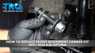 How to replace Front Alignment Camber Kit 2011-2016 Kia Optima