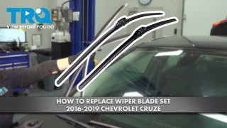 How to Replace Wiper Blade Set 2016-2019 Chevrolet Cruze