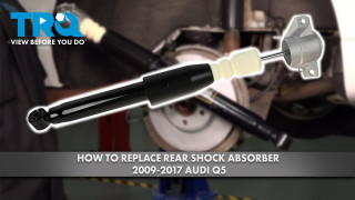 How to Replace Rear Shock Absorbers 2009-2017 Audi Q5
