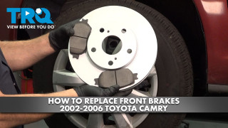 How to Replace Front Brakes 2002-2006 Toyota Camry