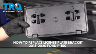 How to Replace Front License Plate Bracket 2015-2020 Ford F-150