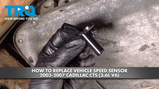 How to Replace Vehicle Speed Sensor 2003-2007 Cadillac CTS 36L V6