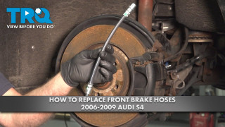 How to Replace Front Brake Hoses 2006-2009 Audi S4