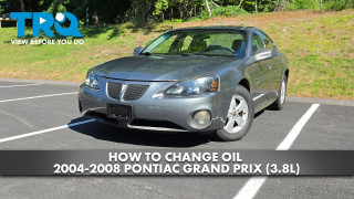 How to Change Oil 2004-2008 Pontiac Grand Prix 38L