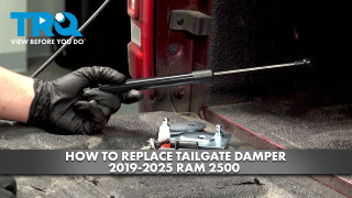 How to Replace Tailgate Damper 2019-2025 Ram 2500