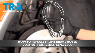 How to Replace Front Brake Hoses 2008-2014 Mercedes-Benz C300