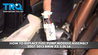 How to Replace Fuel Pump Module Assembly 2007-2013 BMW X5 30L L6