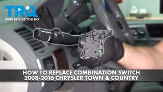 How to Replace Combination Switch 2008-2016 Chrysler Town  Country
