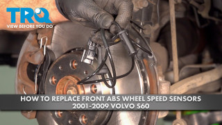 How to Replace Front ABS Wheel Speed Sensors 2001-2009 Volvo S60