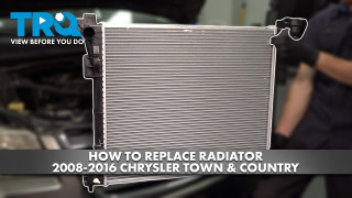 How to replace Radiator 2008-2016 Chrysler Town  Country 38L V6
