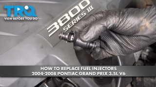 How to Replace Fuel Injectors 2004-2008 Pontiac Grand Prix 38L V6