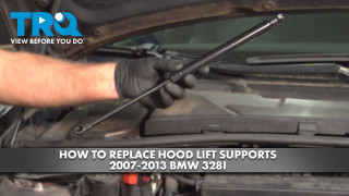 How to Replace Hood Lift Support 2007-2013 BMW 328i