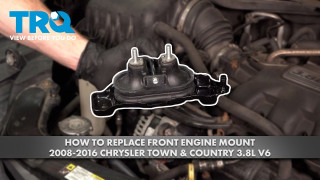 How to Replace Front Right Engine Mount 2008-2016 Chrysler Town  Country 38L V6