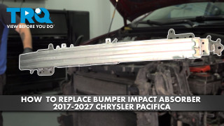 How to replace Front Bumper Impact Absorber 2017-2027 Chrysler Pacifica