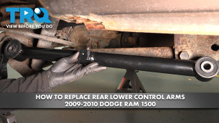 How to Replace Rear Lower Control Arm 2009-2010 Dodge Ram 1500