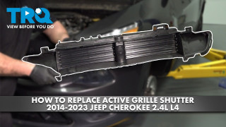 How to Replace Active Grille Shutter 2014-2023 Jeep Cherokee