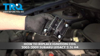 How to Replace Ignition Coil 2005-2009 Subaru Legacy 25L H4