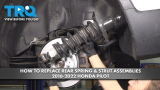 How to Replace Rear Strut  Spring Assemblies 2016-2022 Honda Pilot