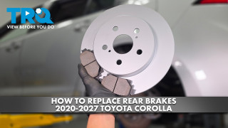 How to Replace Rear Brakes 2020-2027 Toyota Corolla