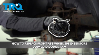 How to Replace Front ABS Wheel Speed Sensors 2009-2010 Dodge Ram