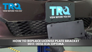How to Replace Front License Plate Bracket 2011-2016 Kia Optima