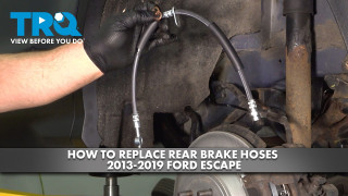 How to replace Rear Brake Hoses 2013-2019 Ford Escape