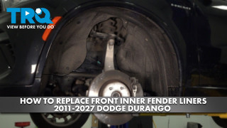 How to Replace Front Inner Fender Liners 2011-2027 Dodge Durango