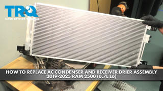 How to Replace AC Condenser and Receiver Drier Assembly 2019-2025 Ram 2500 67L L6