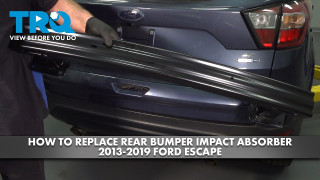 How to Replace Rear Bumper Impact Absorber 2013-2019 Ford Escape