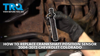 How to Replace Crankshaft Position Sensor 2004-2012 Chevrolet Colorado 37L L5